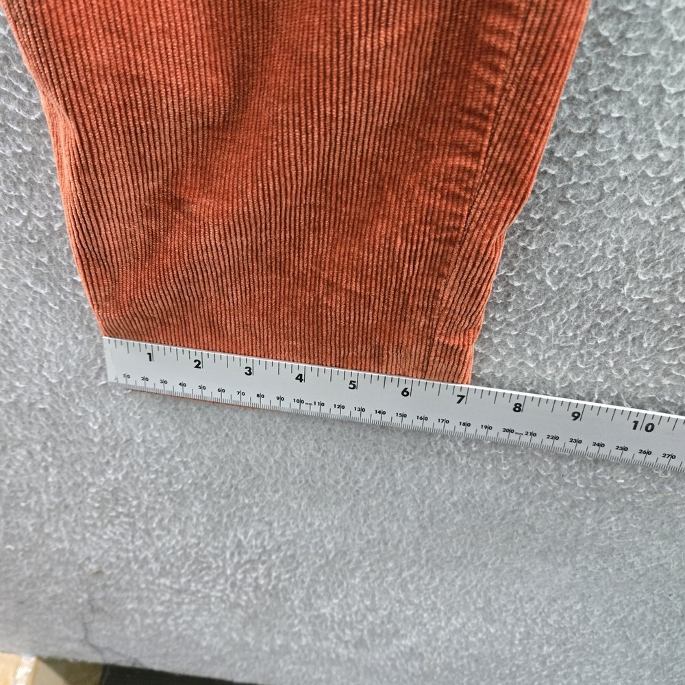 Pilcro Women Pants 26 Rust Overalls Corduroy The Wanderer Overall 28" Inseam - Picture 12 of 14